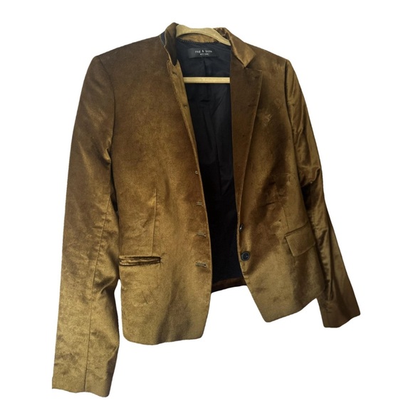 rag & bone Jackets & Blazers - Rag & Bone Velvet Blazer • Size 4 • Worn Once